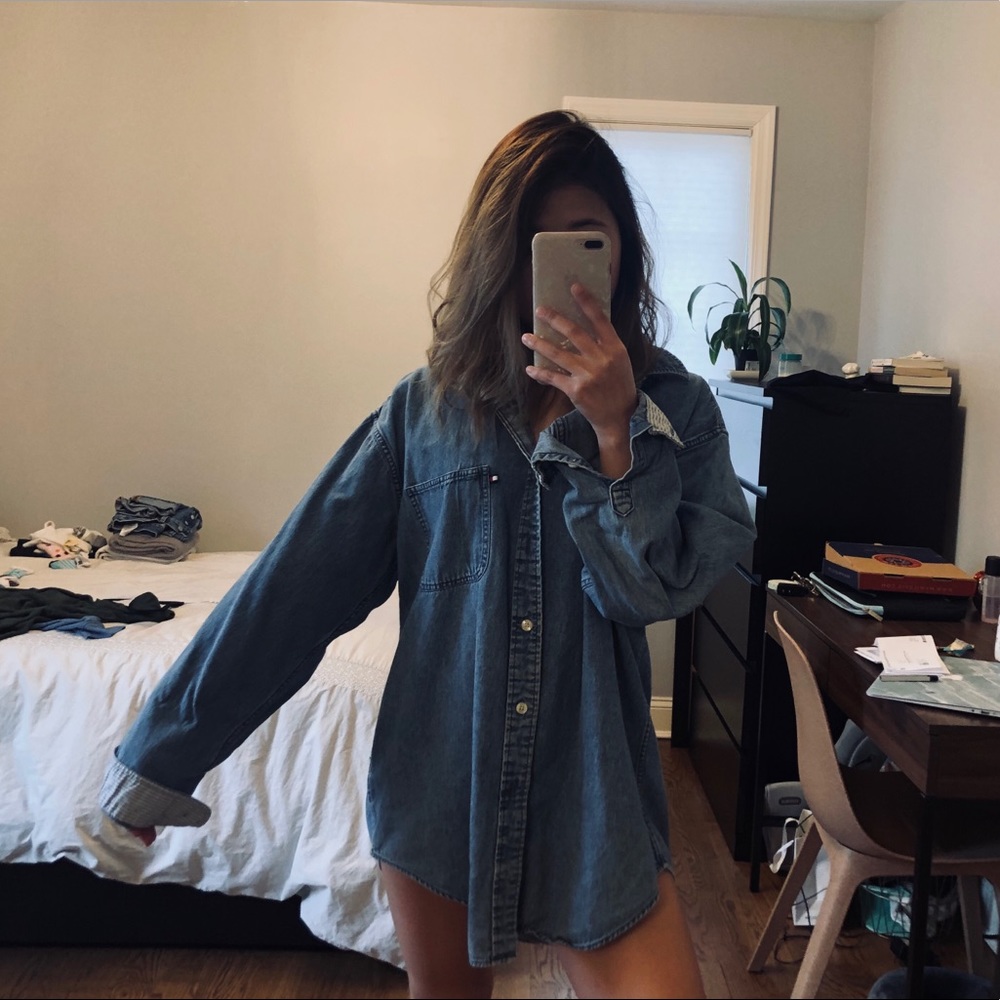 Tommy Hilfiger oversized shirt dress